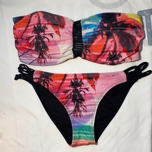F21 - palm tree bikini set
